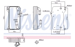 Oljekylare, automatisk transmission 9150