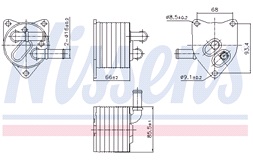 Oljekylare, automatisk transmission 9151