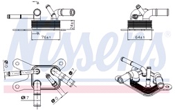 Oljekylare, automatisk transmission 9152