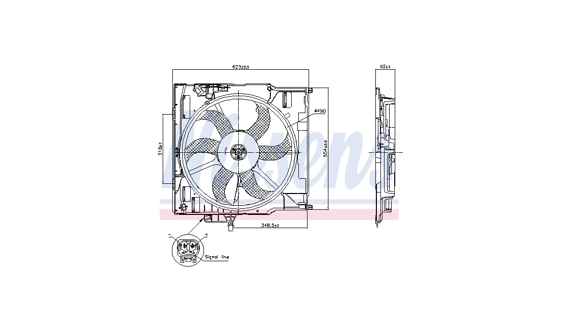  Ventilator, motorkøling