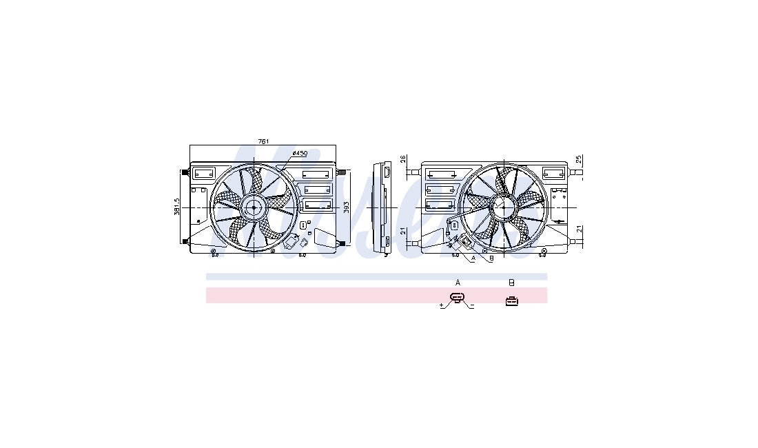  Ventilator, motorkøling