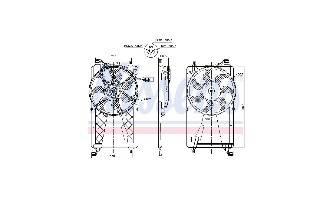  Ventilator, motorkøling
