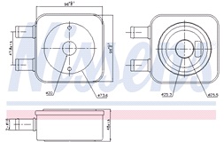 Oljekylare, automatisk transmission 9110