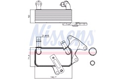 Oljekylare, automatisk transmission 9112