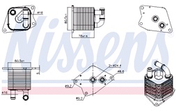 Oljekylare, automatisk transmission 9137