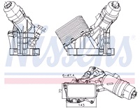  Oljekylare, motor