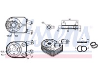  Oliekøler, motor