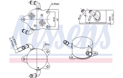Oljekylare, automatisk transmission 9154