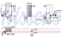 Oljekylare, automatisk transmission 9155
