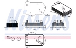 Oljekylare, automatisk transmission 9156