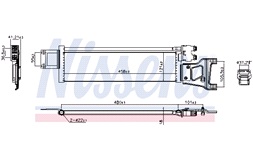 Oljekylare, automatisk transmission 9156