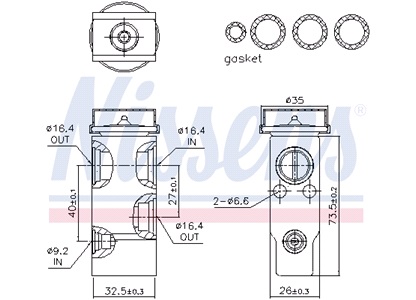 Expansionsventil, klimatanläggning - ** 