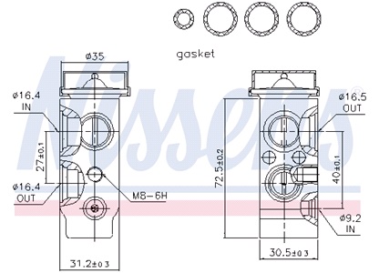 Expansionsventil, klimatanläggning - ** 
