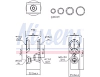  Expansionsventil, klimatanl&auml;ggning
