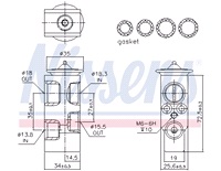  Expansionsventil, klimatanl&auml;ggning