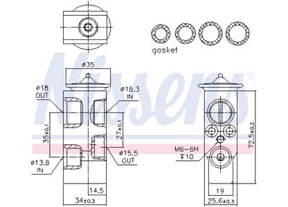 Expansionsventil, klimatanläggning - ** 