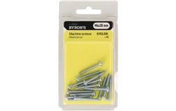 Maskinskruvar PH M4x30 mm - 15 st.