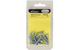 Maskinskruvar PH M5x25 mm - 15 st.