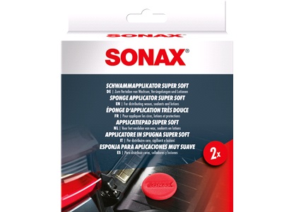 SONAX Applicator Pad 2-pack röd