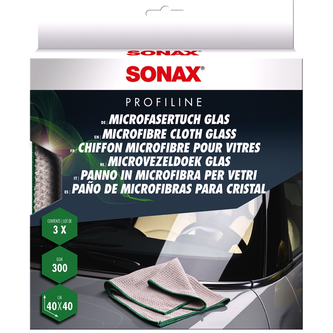 Sonax SONAX Mikrofiberduk Glas 3 st.