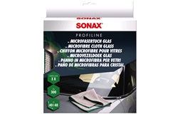 SONAX Microfiberklud Glas 3 stk.