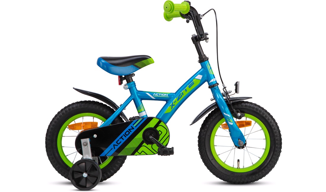 boykot Tilsvarende Lav Drengecykel 12" blå/grøn Action - Børnecykler 12-18 tommer hjul, cykler til  børn fra 1-6 år - thansen.dk