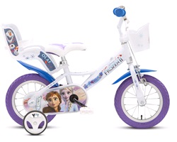 ubehageligt Efterligning Uforudsete omstændigheder Pigecykel 12" Disney Frozen hvid/lilla - Børnecykler 12-18 tommer hjul,  cykler til børn fra 1-6 år - thansen.dk