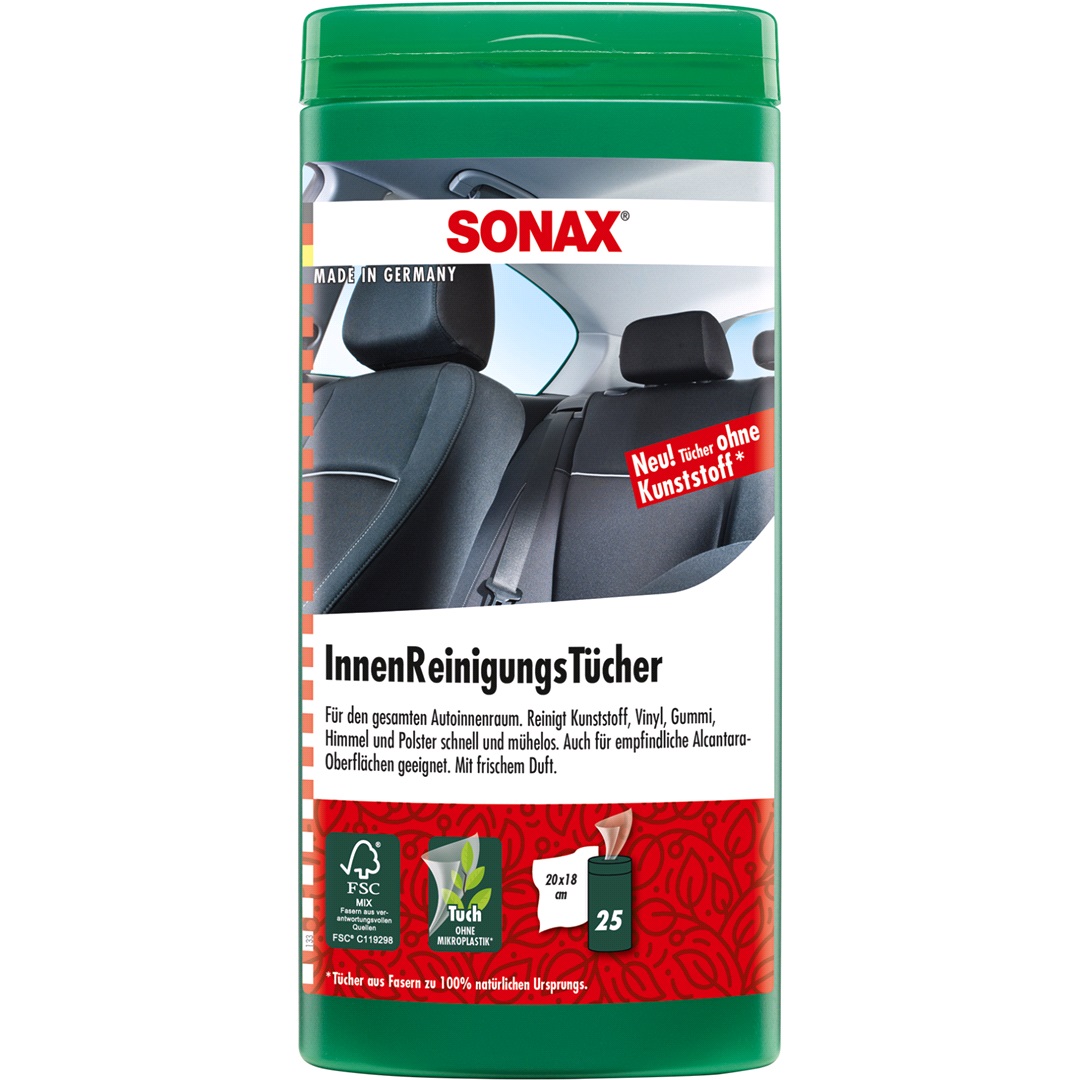 Sonax SONAX Interiør Rengöring wipes 25 stk
