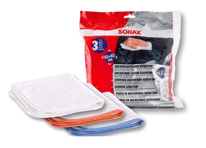 SONAX Mikrofiberduk UltraFin 3 st