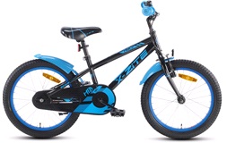 MTB Style barncykel 18" Svart/Blå