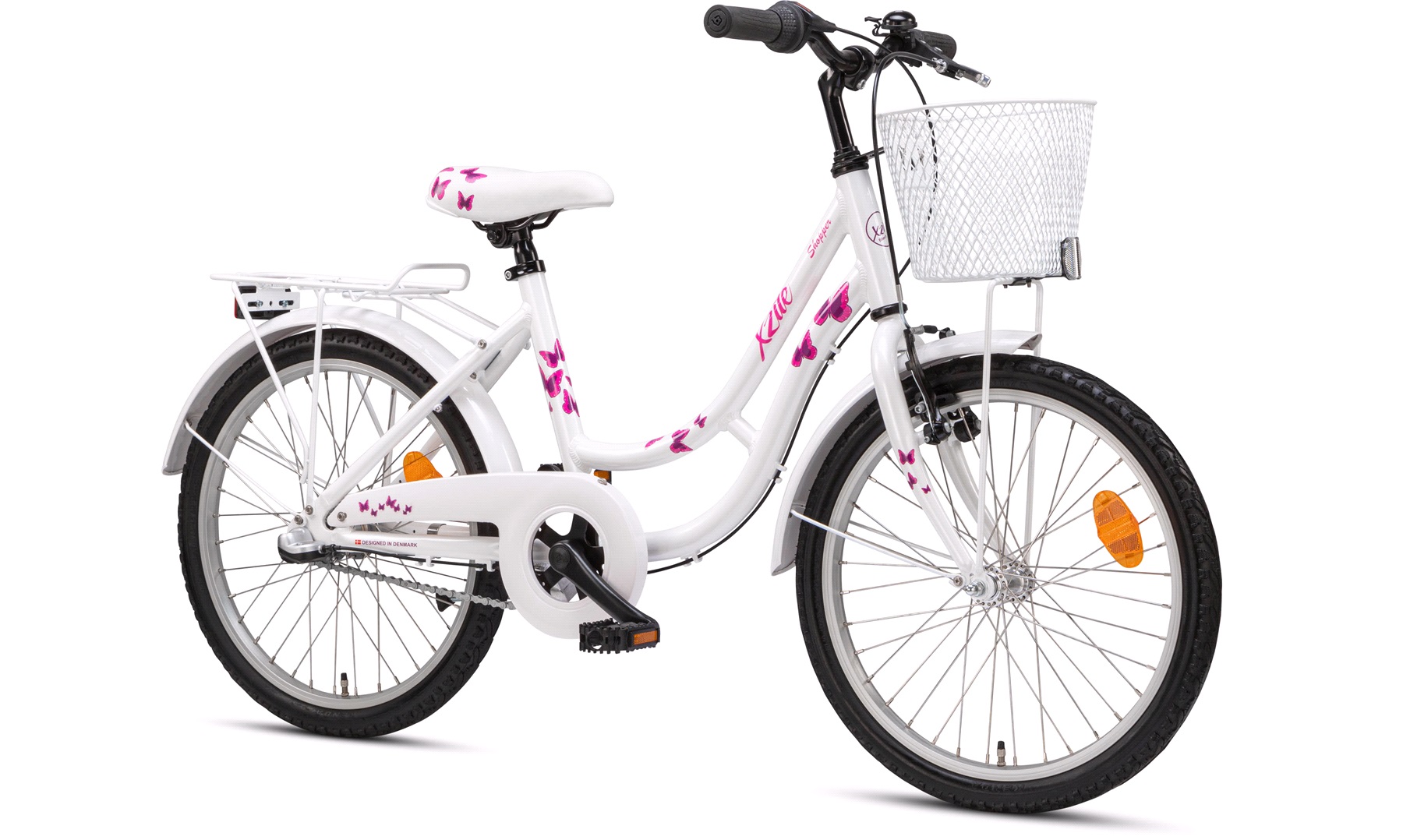 tyngdekraft Kollisionskursus Bryde igennem Pige shopper 20" 3-gear butterfly hvid - Juniorcykler, cykler til børn  mellem 6-14 år - thansen.dk