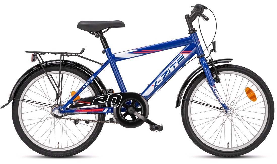 Drengecykel 20" 3-gear 20 blå - Juniorcykler 20-26 tommer hjul, cykler til børn mellem 6-14 år - thansen.dk