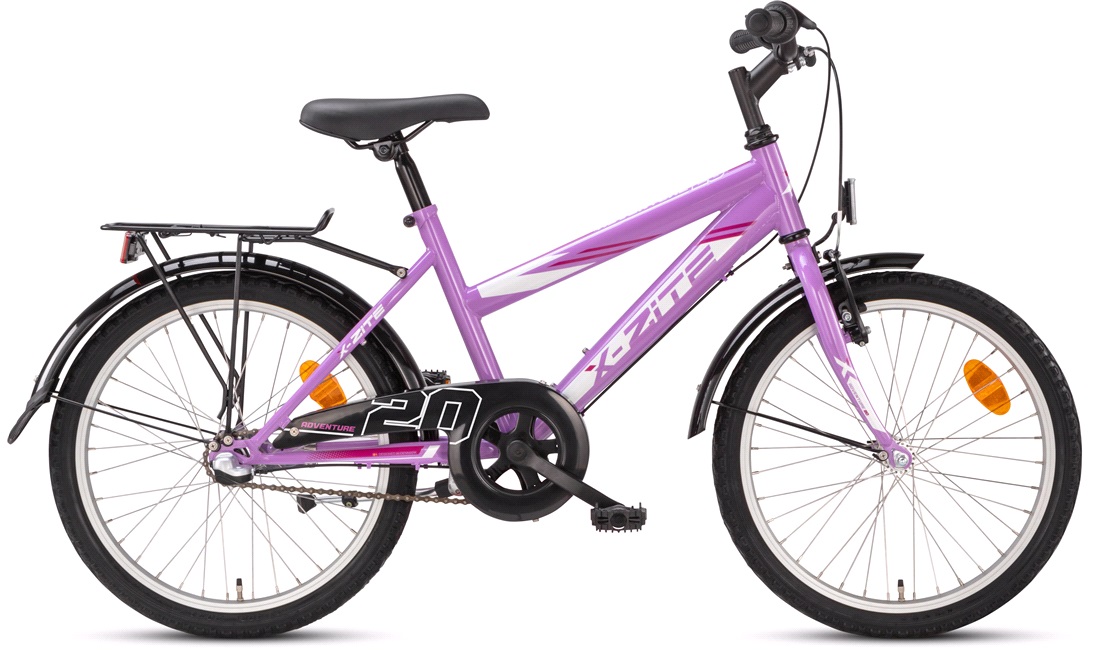 smidig sagsøger Almindelig Pigecykel 20" 3-gear Adventure 20 lilla - Juniorcykler 20-26 tommer hjul,  cykler til børn mellem 6-14 år - thansen.dk