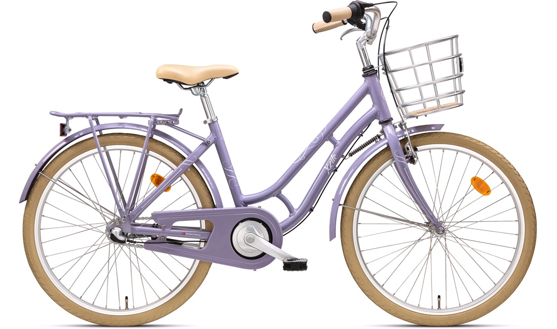direkte Atlantic forhåndsvisning Pige Shopper 24" THEA 3-gear lilla - Juniorcykler 20-26 tommer hjul, cykler  til børn mellem 6-14 år - thansen.dk