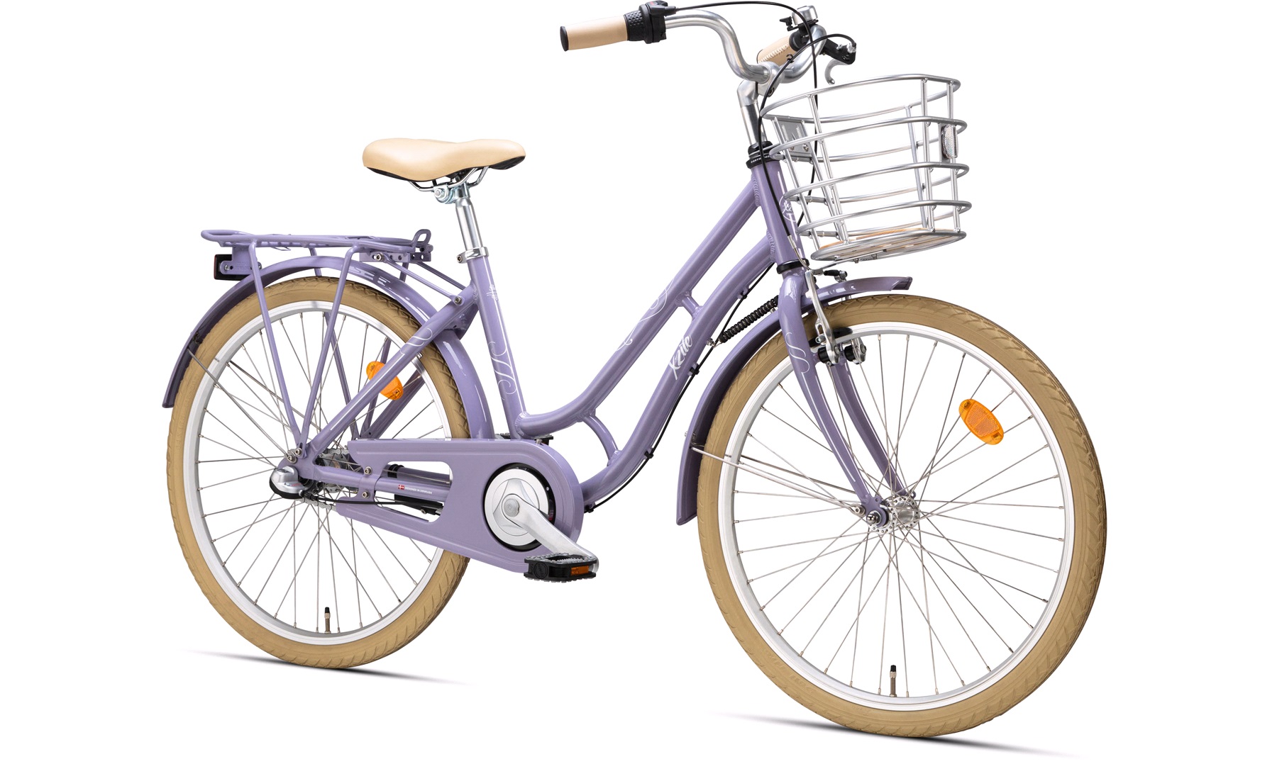 Stereotype byrde pumpe Pige Shopper 24" THEA 3-gear lilla - Juniorcykler 20-26 tommer hjul, cykler  til børn mellem 6-14 år - thansen.dk