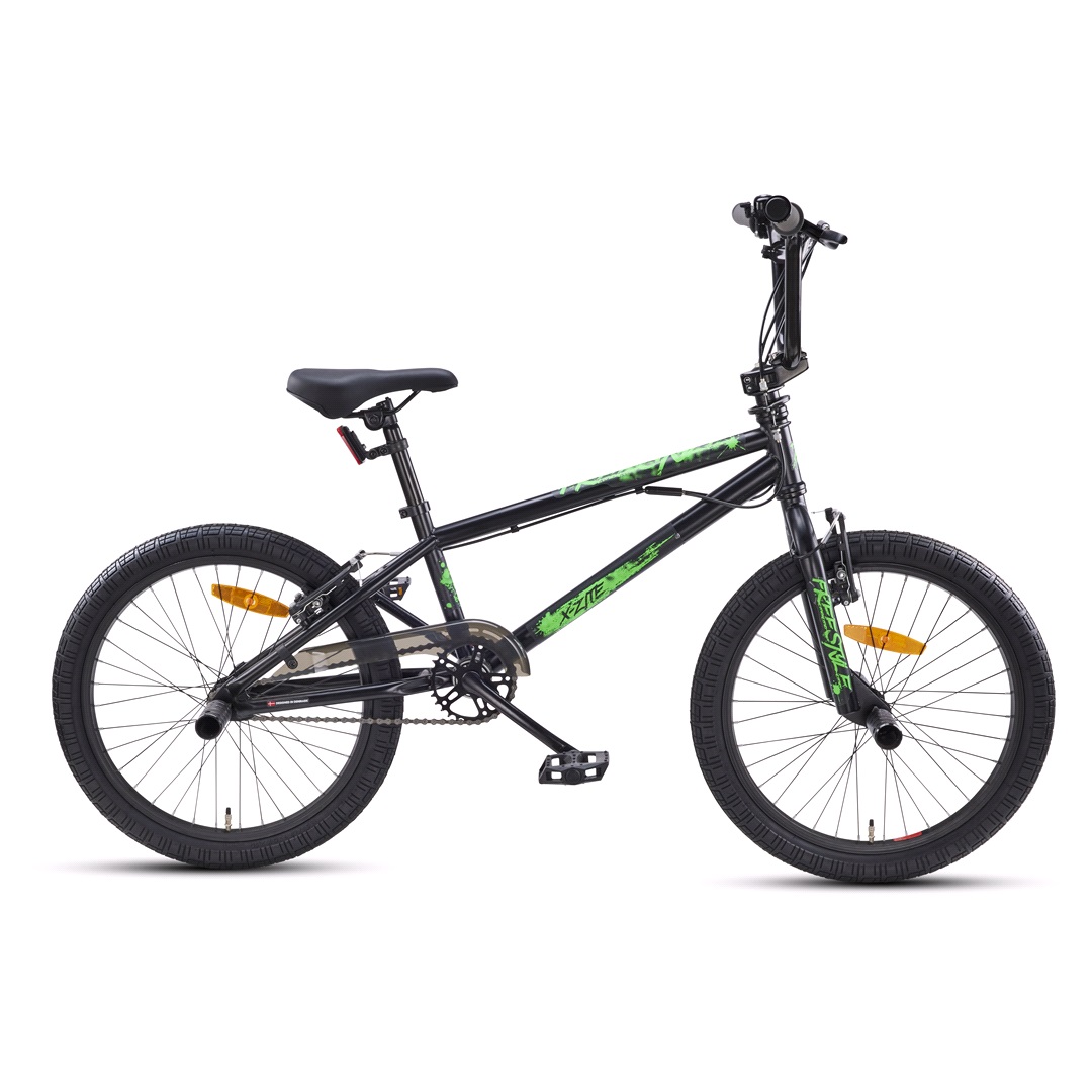X-ZITE BMX 20" Freestyle svart/grön