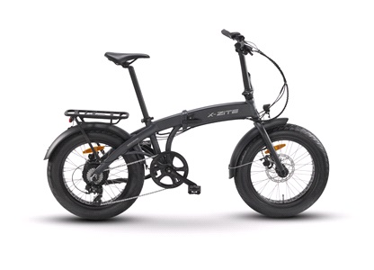 El-Foldecykel Fatbike 36V 8,7Ah Blå