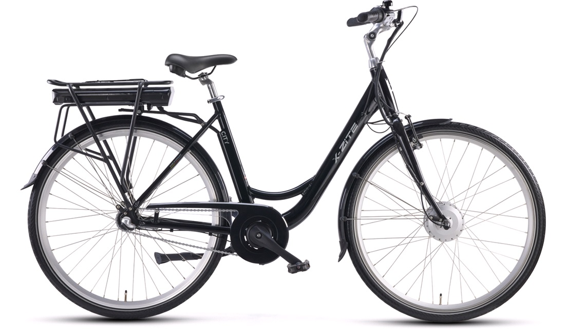  El-cykel City 10,4Ah 3-växlad svart