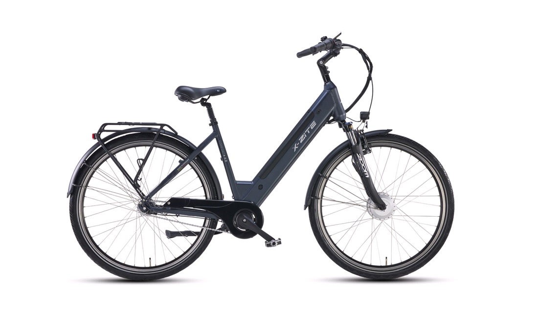  El-cykel Comfort Plus 36V-11,6Ah 7-växlad antracit svart