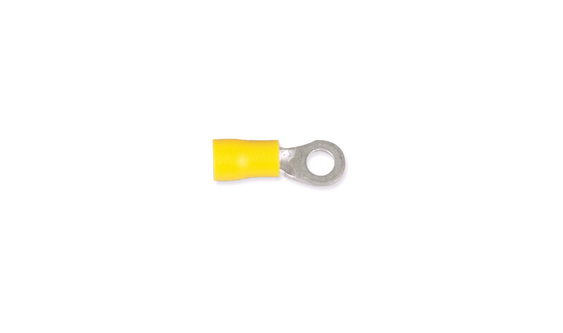  Kabelsko ring 5,2mm gul 10pk