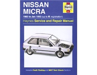  Reparationshåndbog Micra 1,0+1,2 12/82-7/92