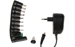 Netadapter, universal 3-12V med 11 stik