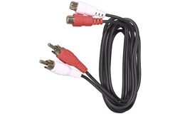 Phono forlæng.kabel 2 stik 2 udtag 1,5M 