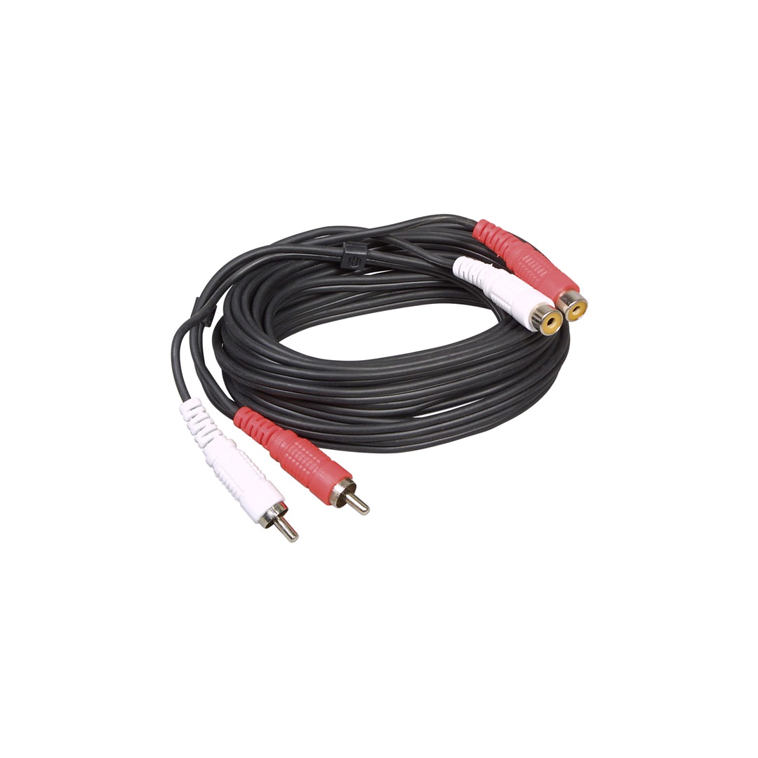 Xzound Phonoförläng., 2 kontakter/2 uttag, 5 m