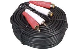 Phono forlæng.kabel 2 stik 2 udtag 10M 