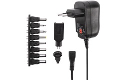 Strømadapter universal 3-12V med 9 stikk