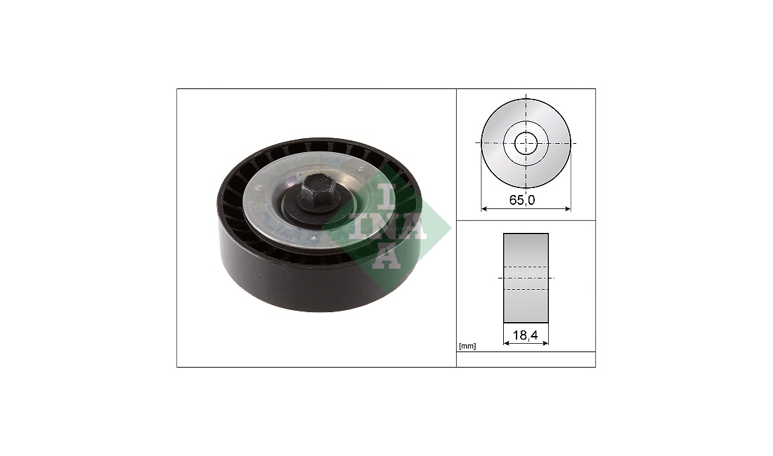  Medløberhjul, multi v-rem