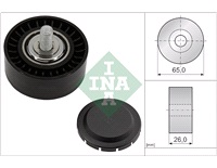  Medløberhjul, multi v-rem