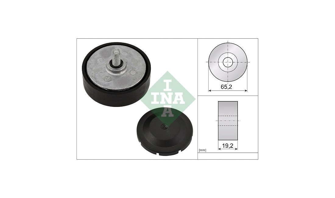  Medløberhjul, multi v-rem