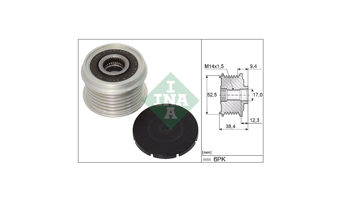  Friløbskobling, generator